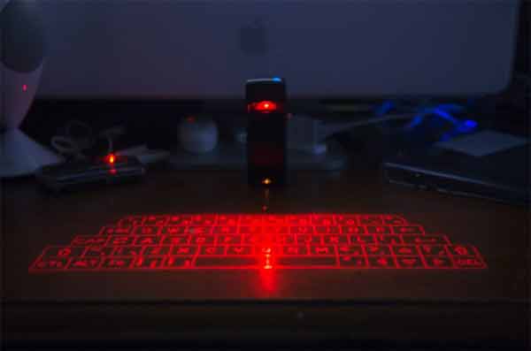 What is a laser keyboard