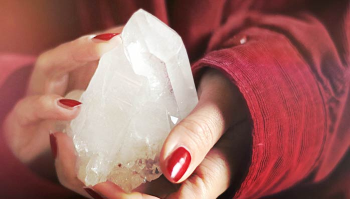 quartz crystals